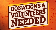 Donations & Volunteers Needed